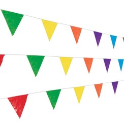 Multicolor Pennant Banners